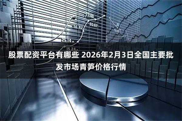 股票配资平台有哪些 2026年2月3日全国主要批发市场青笋价格行情